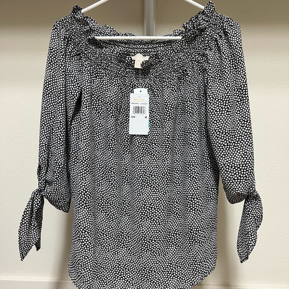 MICHAEL Michael Kors Galyn Off The Shoulder Top